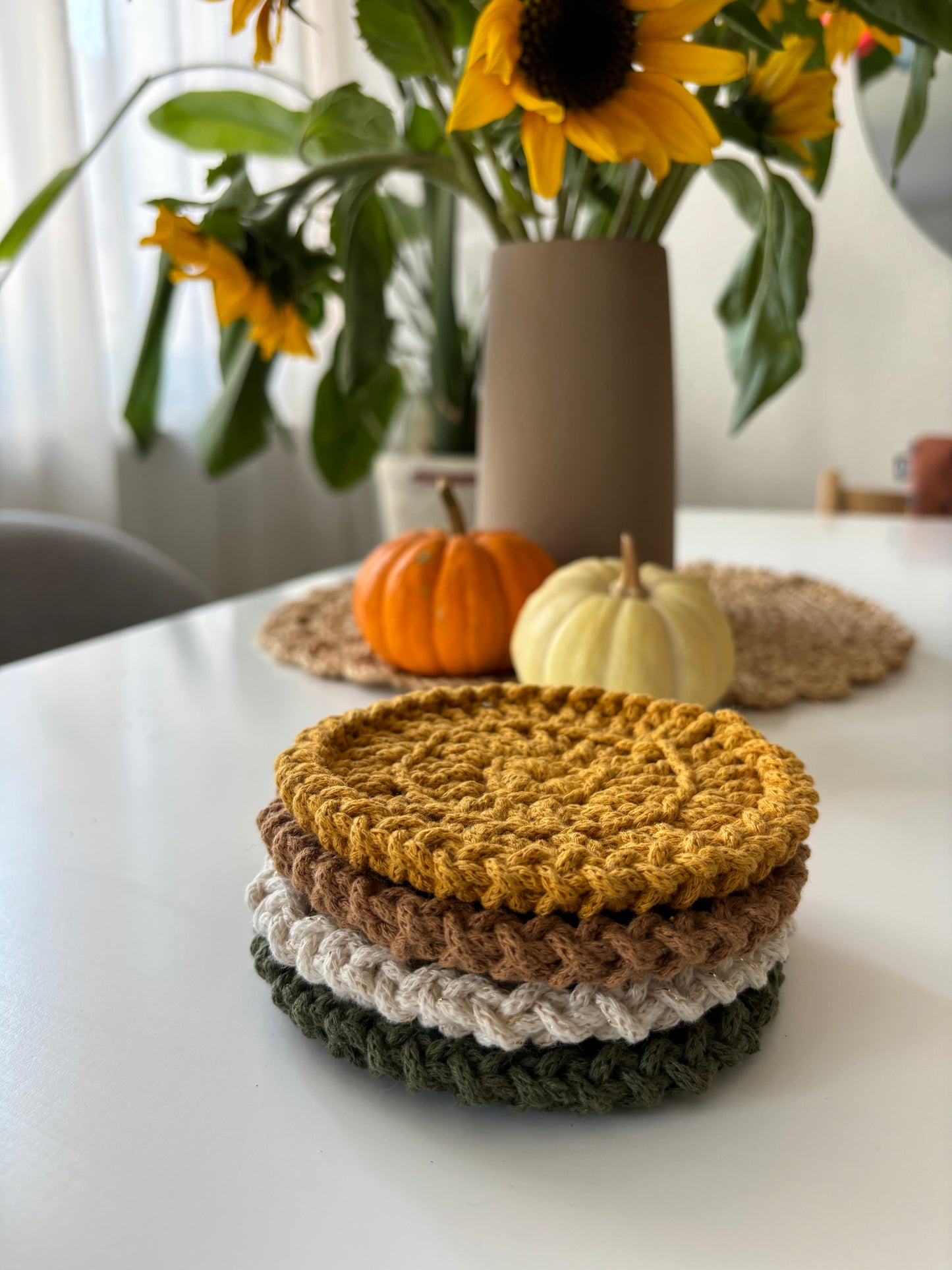 Sous-verres en crochet
