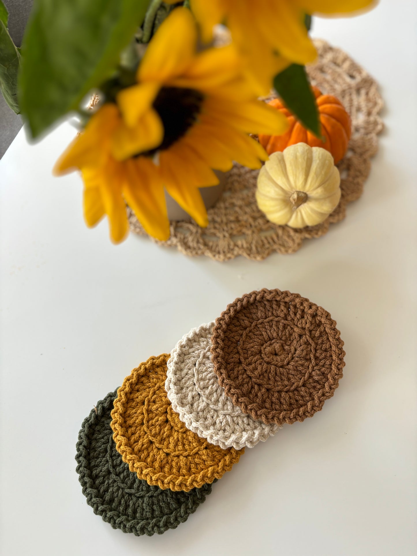 Sous-verres en crochet