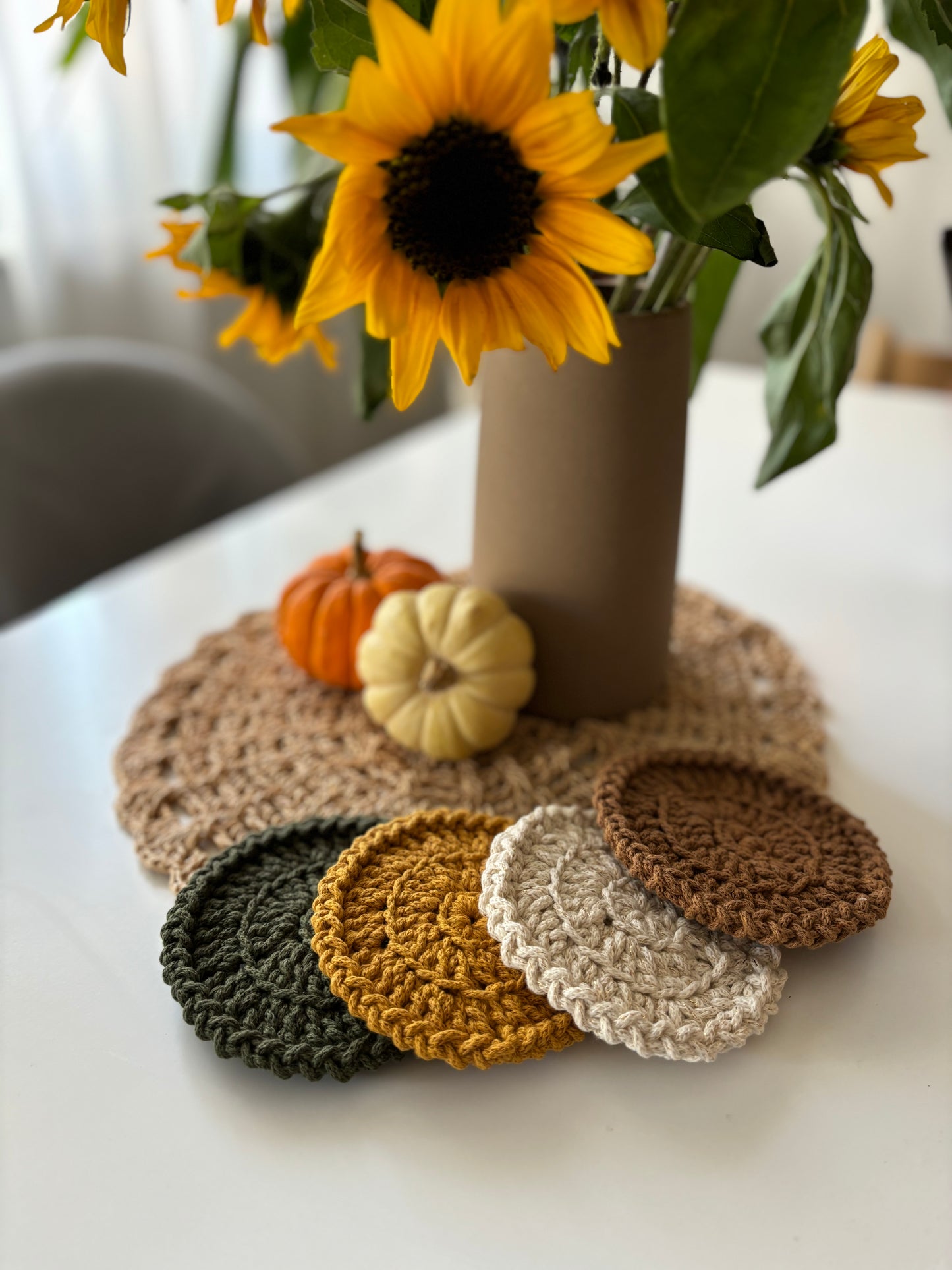 Sous-verres en crochet